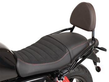Sissybar bez tylnego bagażnika czarno-brązowy do Moto Guzzi V7 Stone Special Edition (850ccm) (2022-2023)