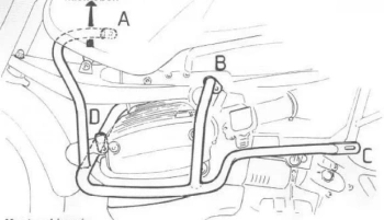Hepco&Becker  GS (2000-2004) Gmol silnika - 502908 00 09