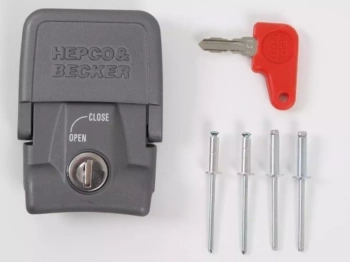 Hepco&Becker FIXING LOCK FOR JUNIOR OR JOURNEY SIDE CASE without Cylinder with key - 710111 00 09