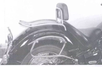 Hepco&Becker  1100 A Drag Star Classic (2001-2007) solorack with backrest - 611412 00 02