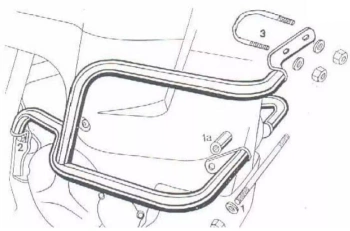 Hepco&Becker BIG 800 (1991-1997) Gmol silnika - 502303 00 01