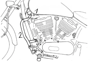 Hepco&Becker N 800 (1995-2000) Gmol silnika - 501208 00 02