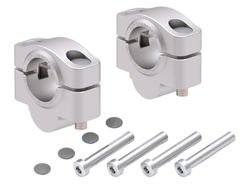 Podwyższenie kierownicy do Hondy CB 125 R (2025-), 20 mm, srebrne