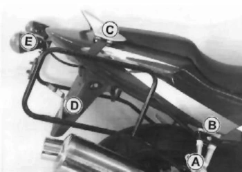 Hepco&Becker Honda CBR 600 F (1999-2010) side case carrier - 650908 00 01