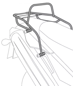 Hepco&Becker Yamaha XT 660 R/X (2007-2016) topcase carrier - 6504525 01 01