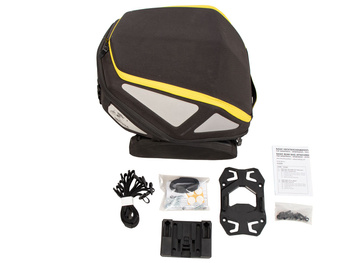 Torba tylna Royster z adapterem mocującym Basic - czarno-żółta