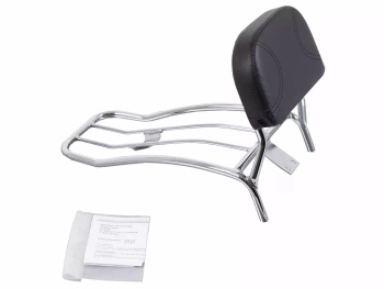 Hepco&Becker 800 Intruder/LC/C 800 Intruder/Black (2001-) solorack with backrest - 611317 00 02