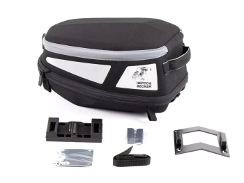 Hepco&Becker oyster" Rearbag Sport 11-15 L – grey zipper - 640815 00 01