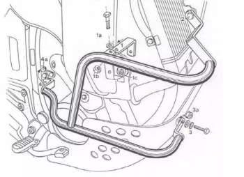 Hepco&Becker 650/750 (1988-1992) Gmol silnika - 502104 00 01