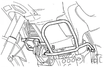 Hepco&Becker fant 750 i.e. /GT /AC /900 i.e. /GT (1994-1996) Gmol silnika - 501702 00 01