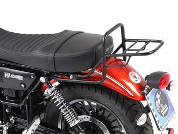 Rurowy stelaż kufra centralnego, chromowany, do długiego siedzenia Moto Guzzi V9 Bobber/Special Edition (2021-) (długie siedzenie)