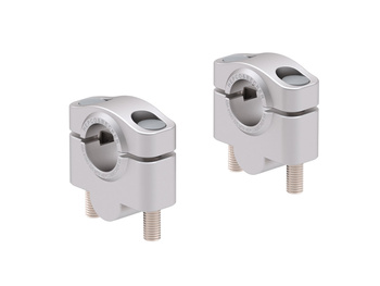 Podwyższenie kierownicy do Suzuki DR Big 800 (1989-1996), 25 mm - srebrne