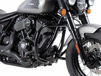 Czarny pałąk ochronny silnika do Indian Chief Dark Horse / Chief Bobber Dark Horse / Super Chief Limited / Sport Chief (2022-)