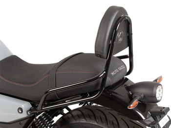 Sissybar without rearrack black for Moto Guzzi V7 Stone (2025-)